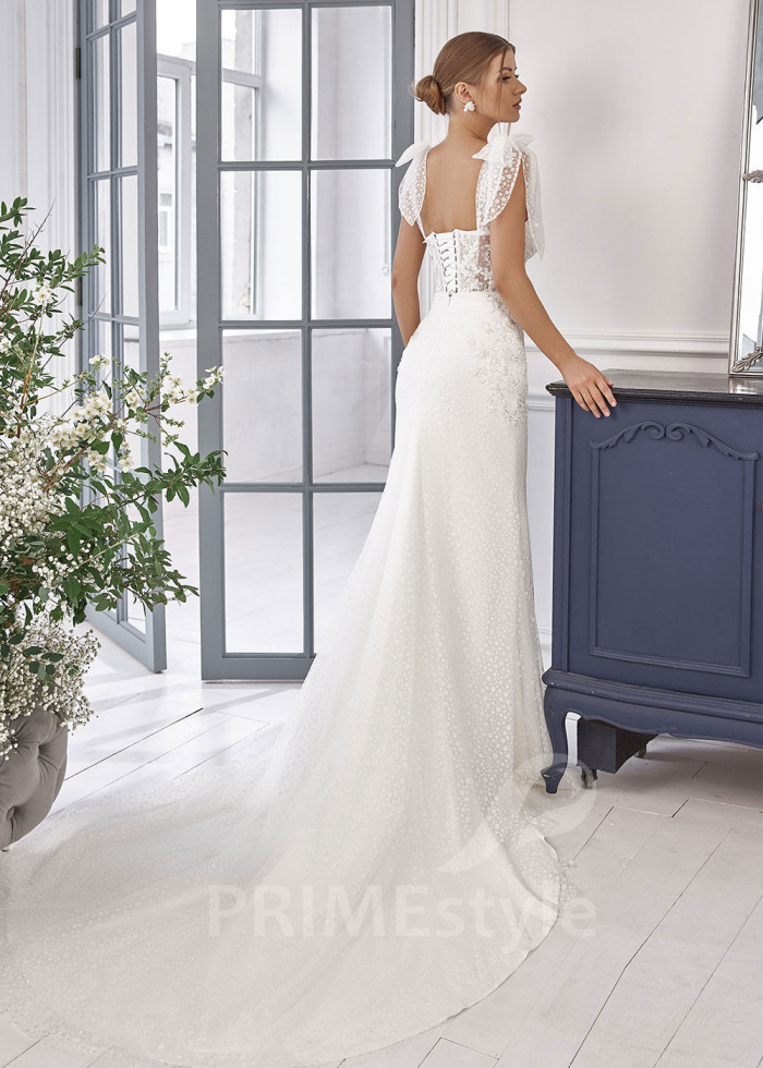 Extravagantné sexy svadobné šaty LS824