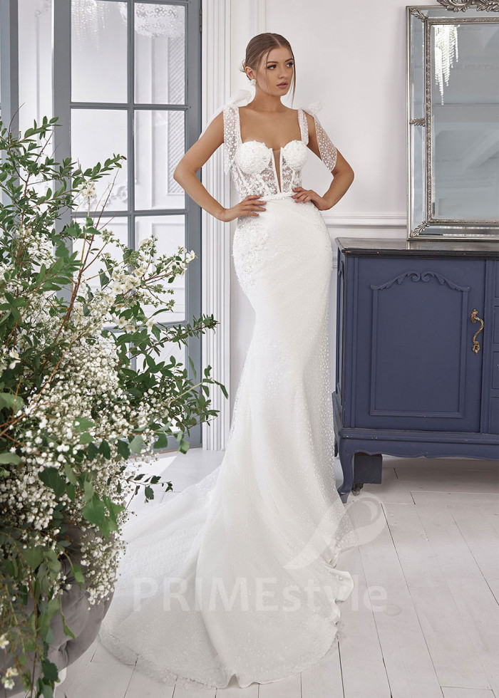 Extravagantné sexy svadobné šaty LS824