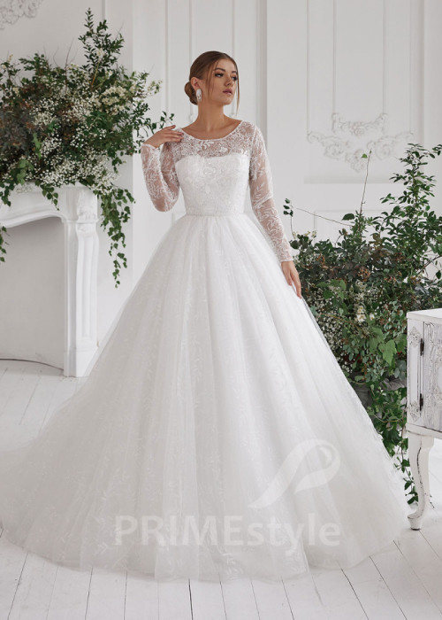 Elegantné princeznovské svadobné šaty LS827