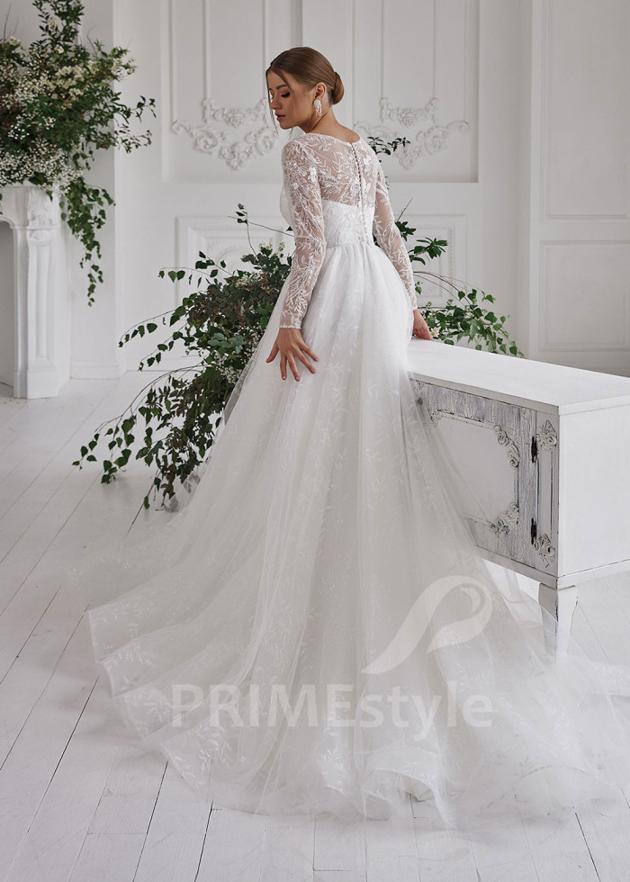Elegantné princeznovské svadobné šaty LS827