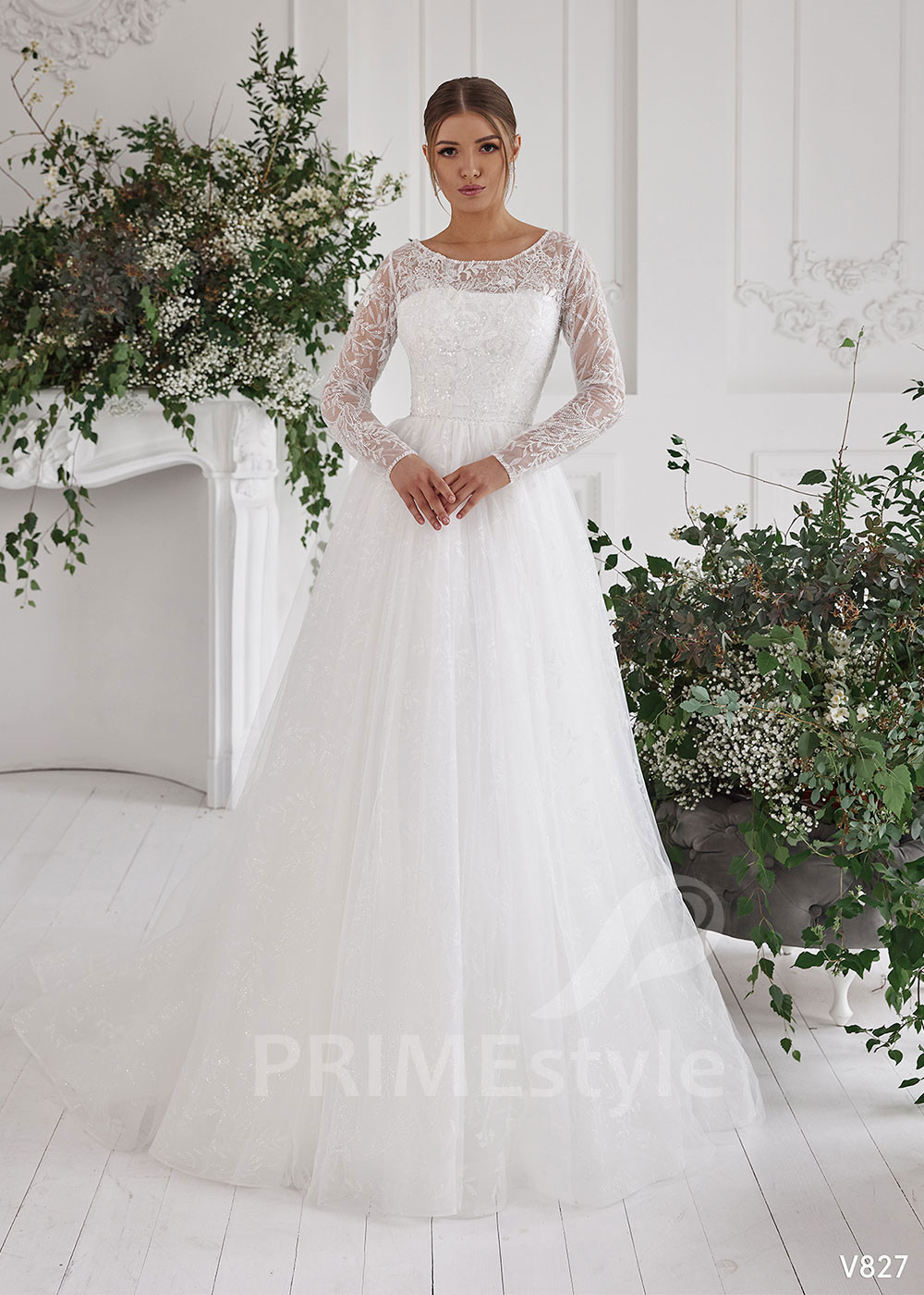 Elegantné princeznovské svadobné šaty...