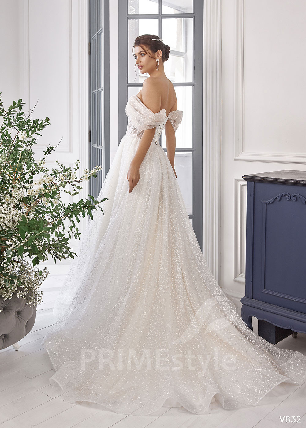 Extravagantné trblietavé svadobné...