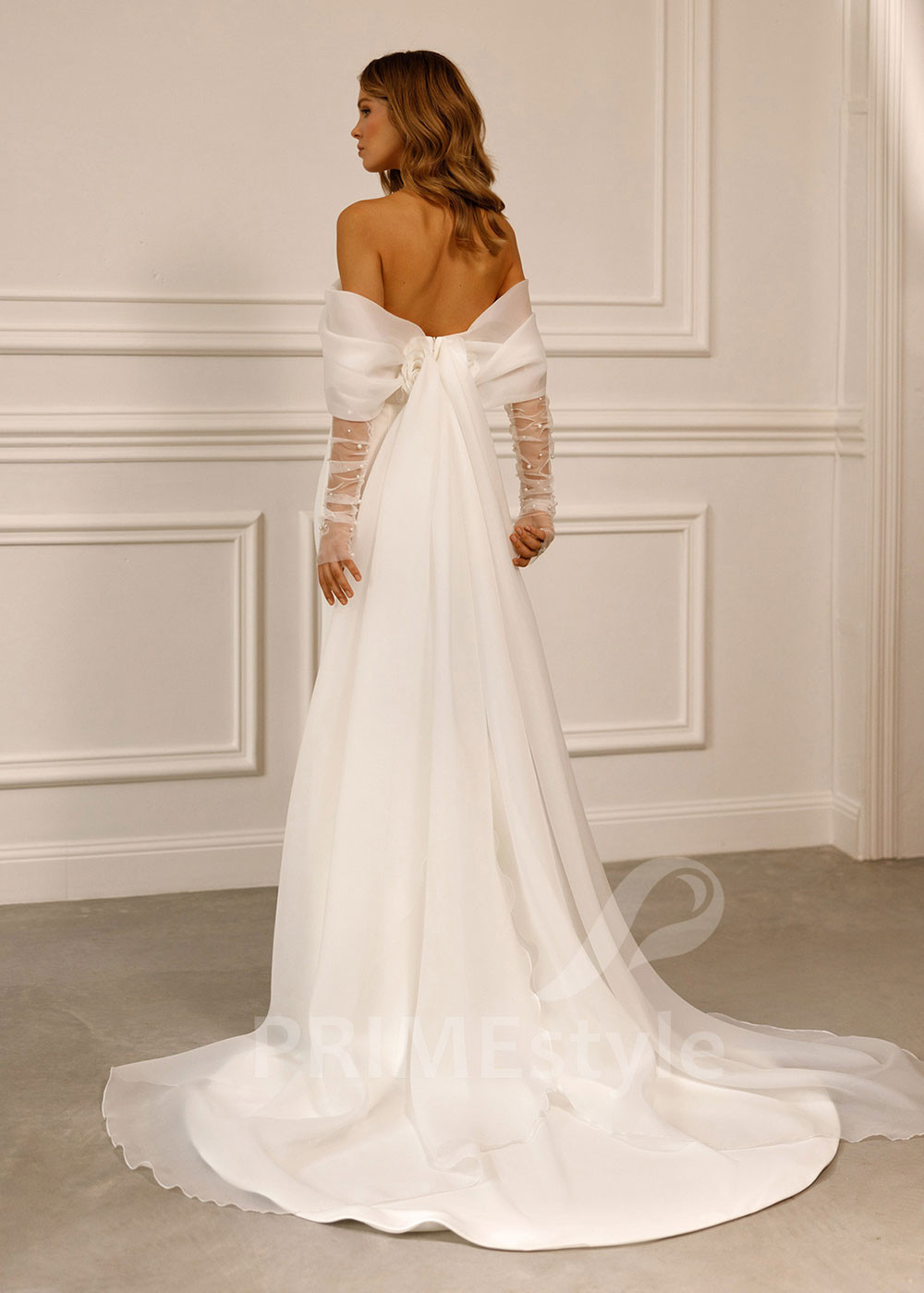 Extravagantné úzke svadobné šaty Freya