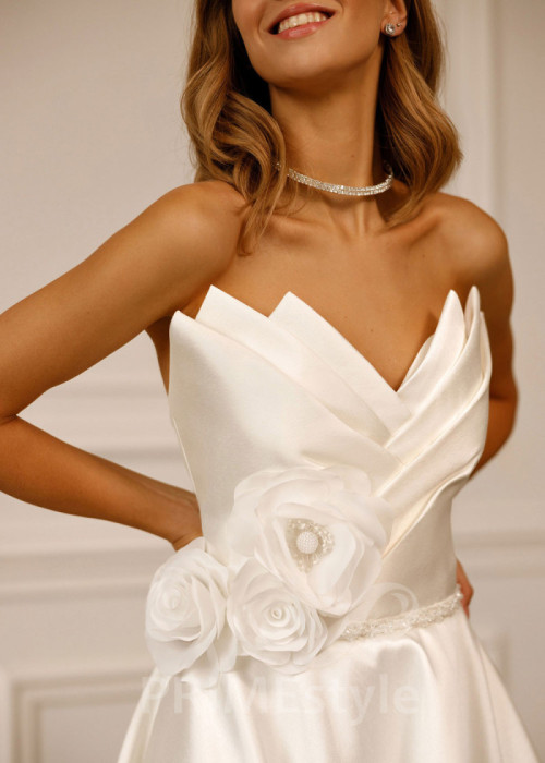 Extravagantné romantické svadobné šaty Lily 2