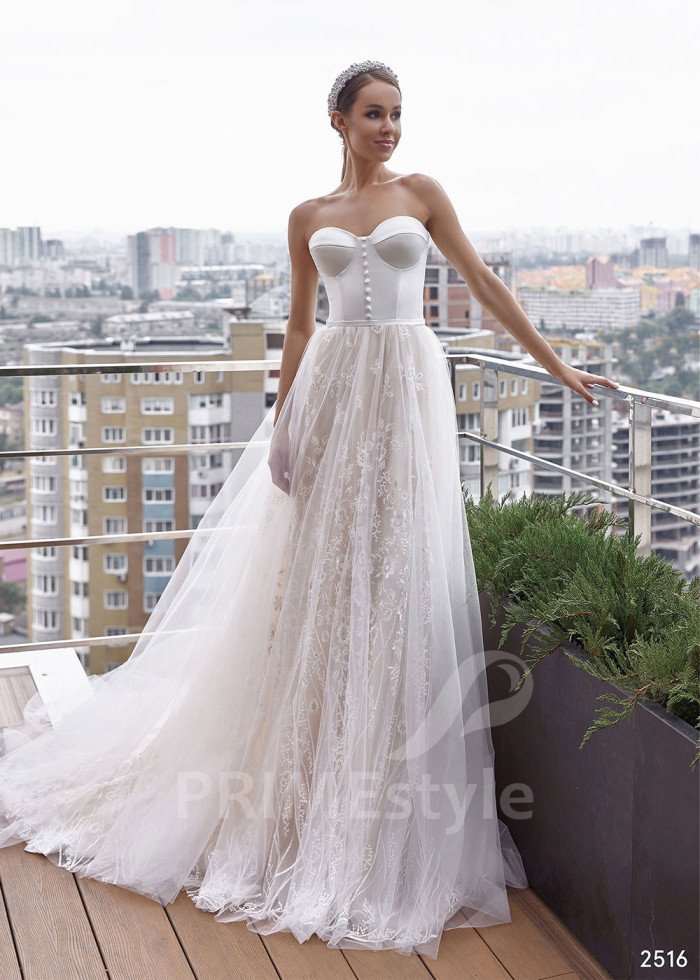 Luxusné princeznovské svadobné šaty LC2516