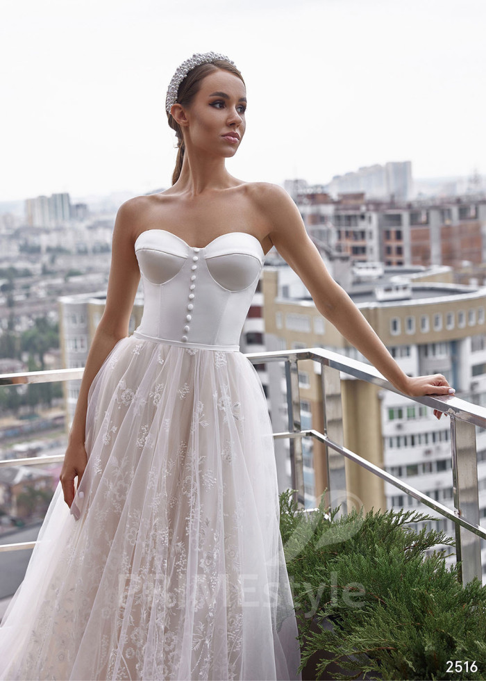 Luxusné princeznovské svadobné šaty LC2516