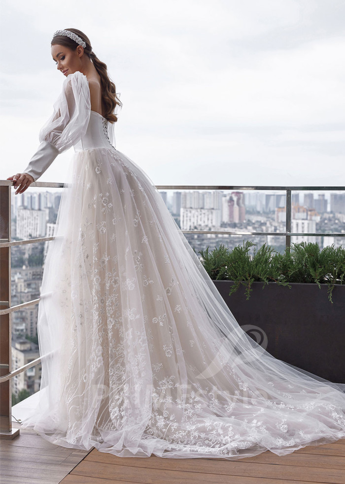 Luxusné princeznovské svadobné šaty LC2516