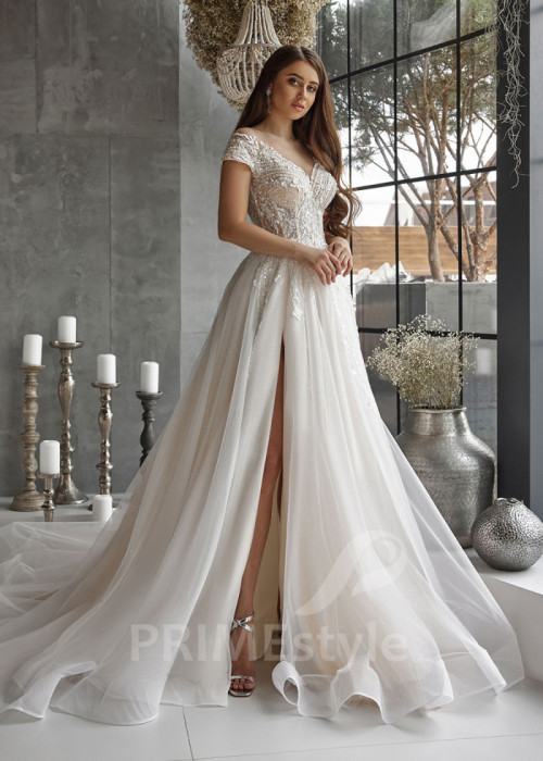 Luxusné princeznovské svadobné šaty LC2526