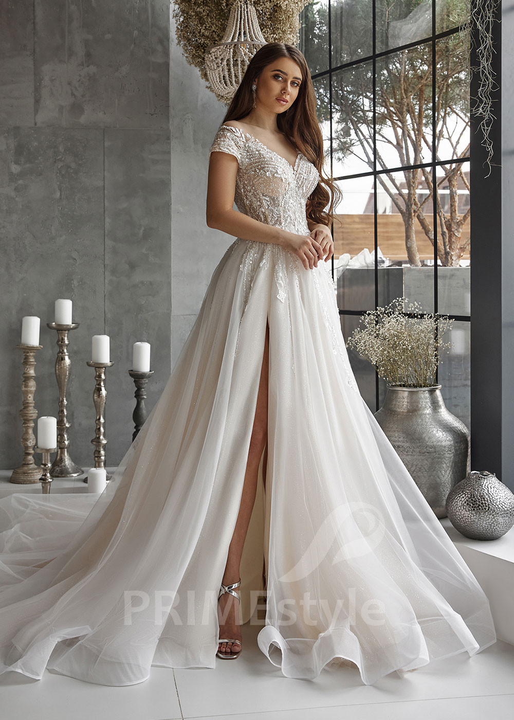 Luxusné princeznovské svadobné šaty LC2526