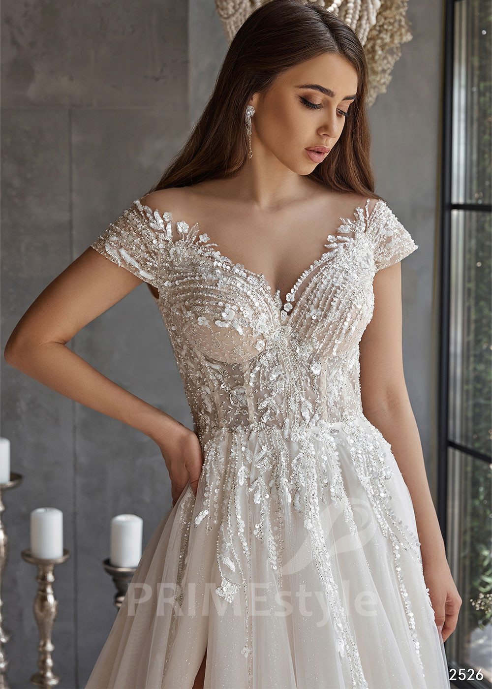 Luxusné princeznovské svadobné šaty...