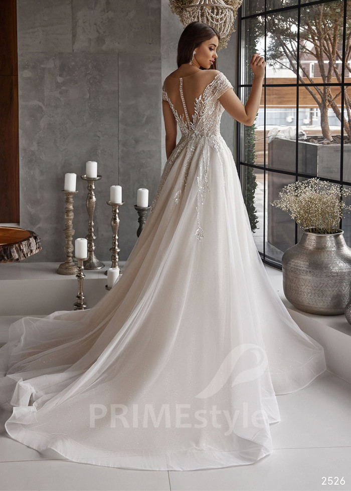 Luxusné princeznovské svadobné šaty LC2526