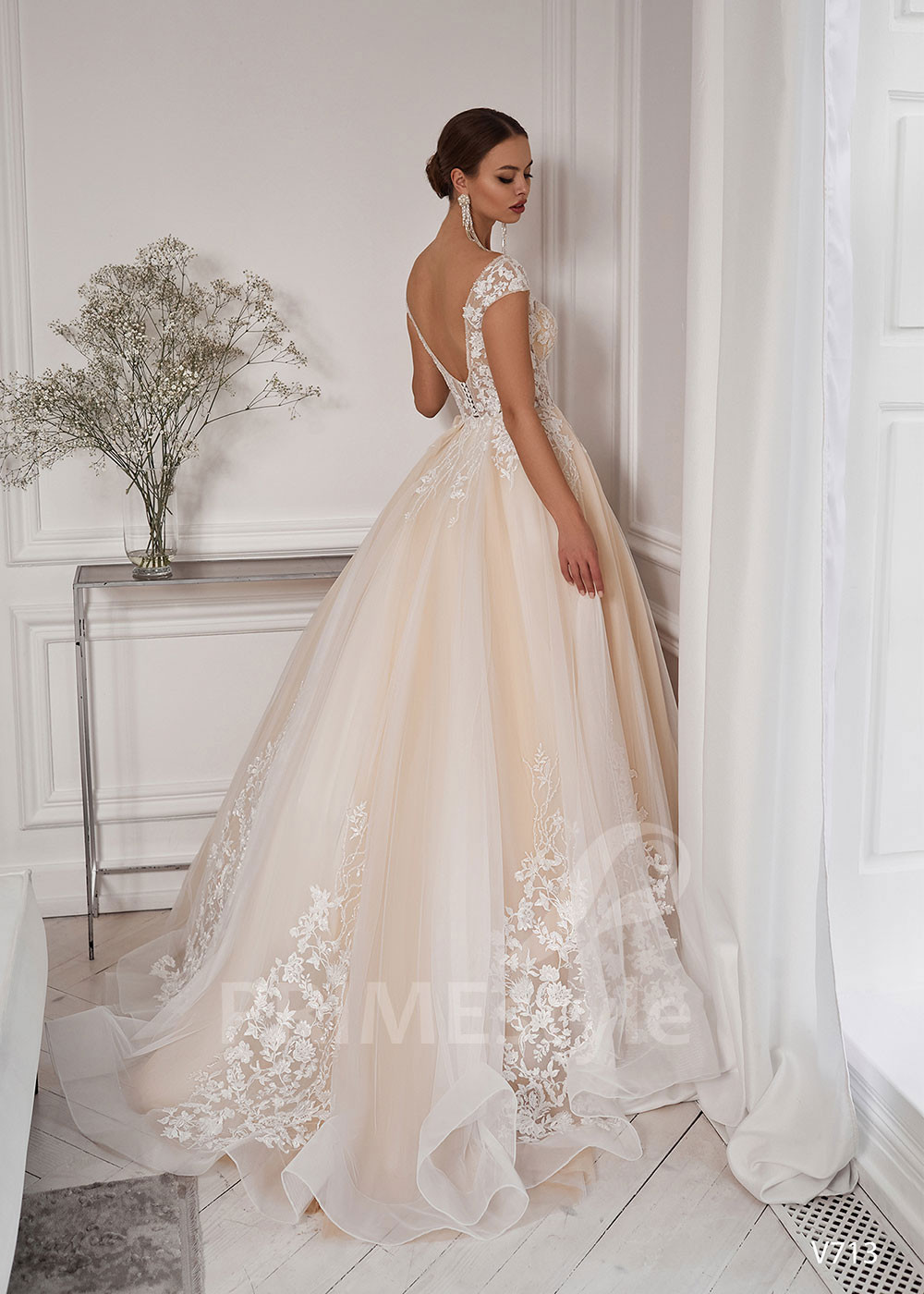 Luxusné princeznovské svadobné šaty...