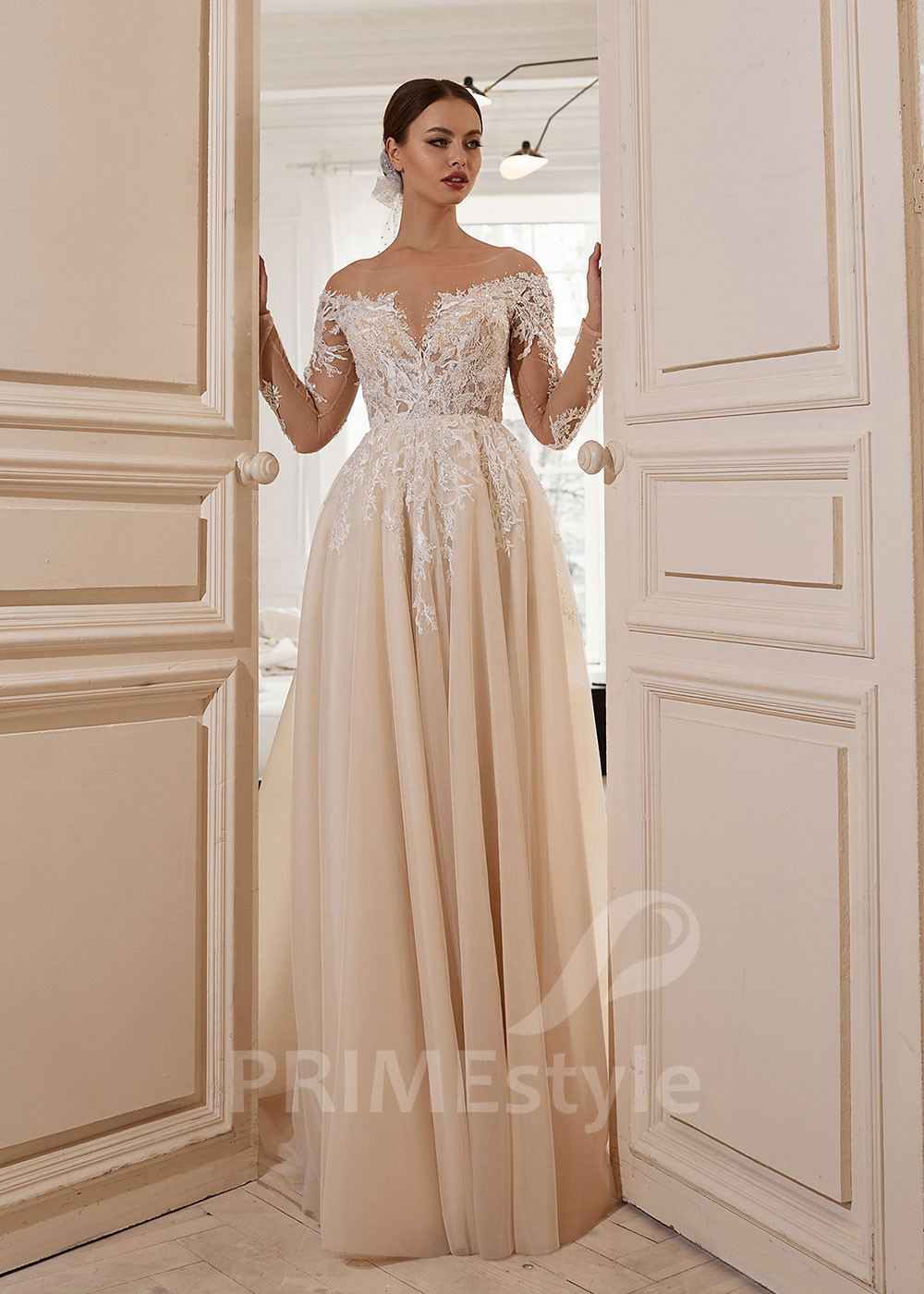 Luxusné princeznovské svadobné šaty LS719