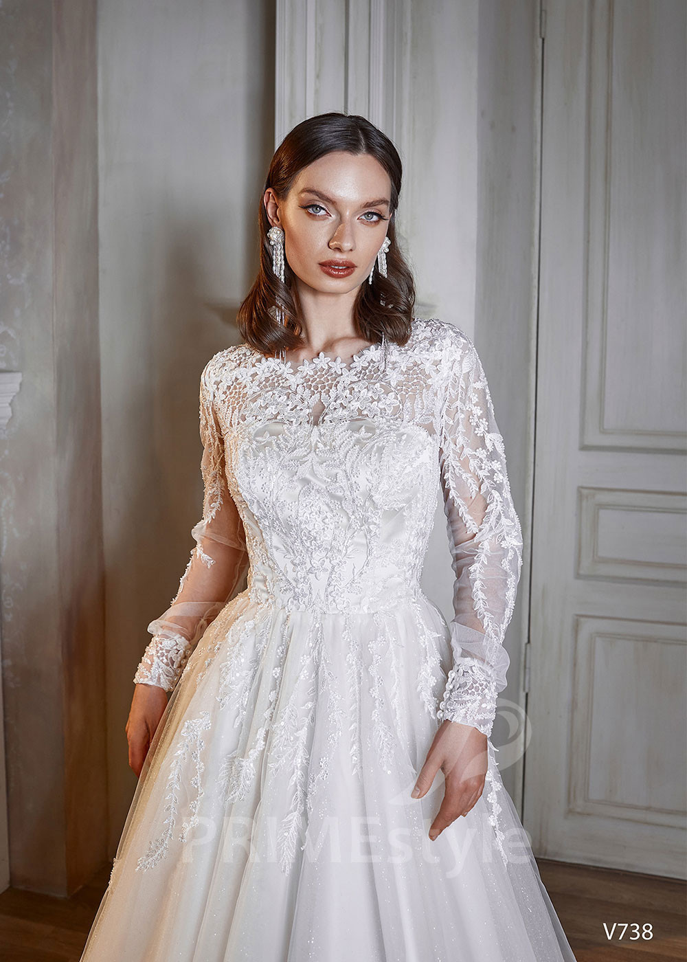 Luxusné princeznovské svadobné šaty...