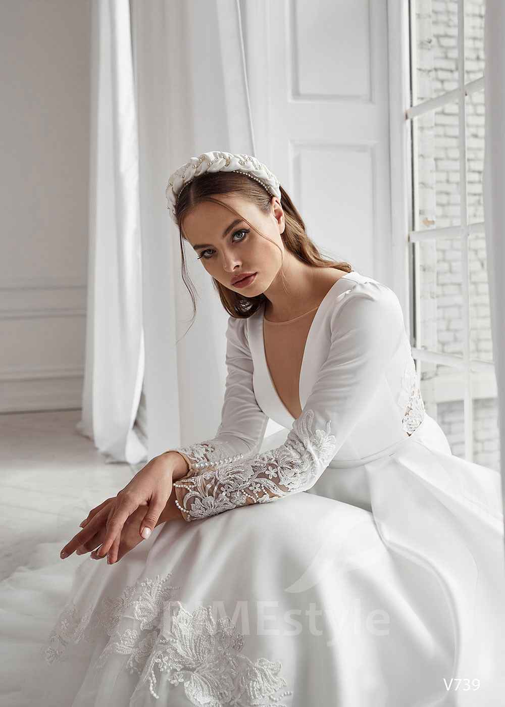 Exkluzívne romantické svadobné šaty...