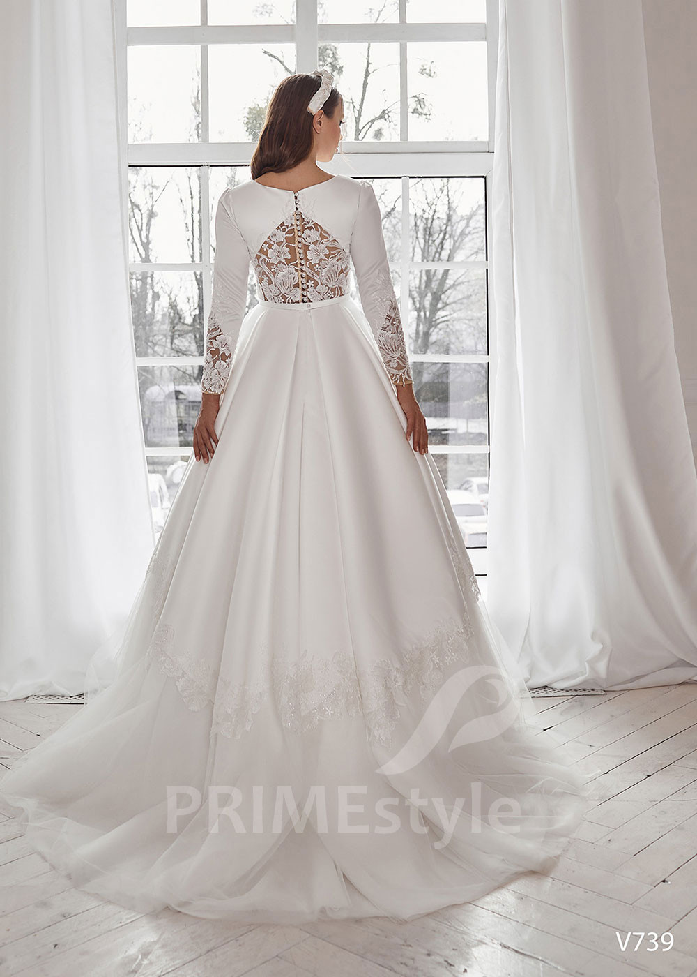 Exkluzívne romantické svadobné šaty...