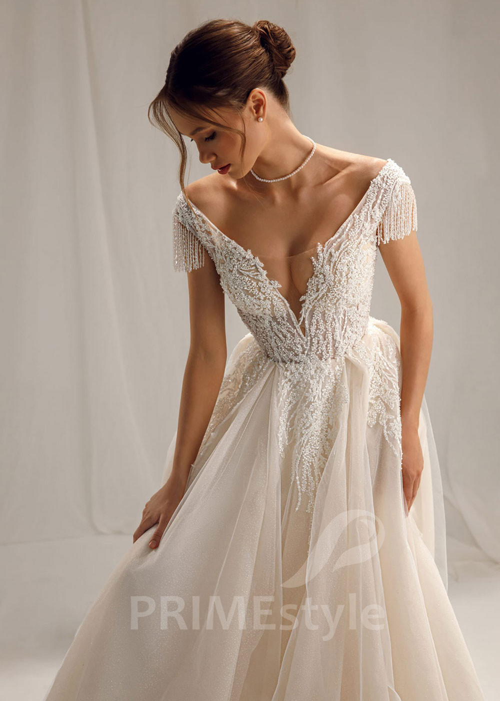 Luxusné princeznovské svadobné šaty...