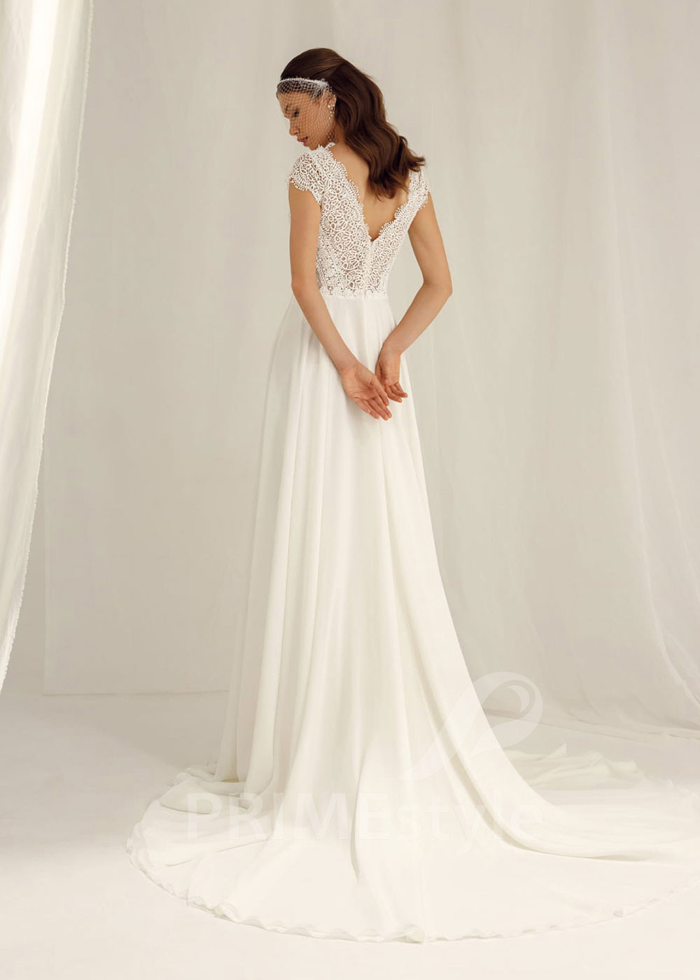 Elegantné boho svadobné šaty Julia