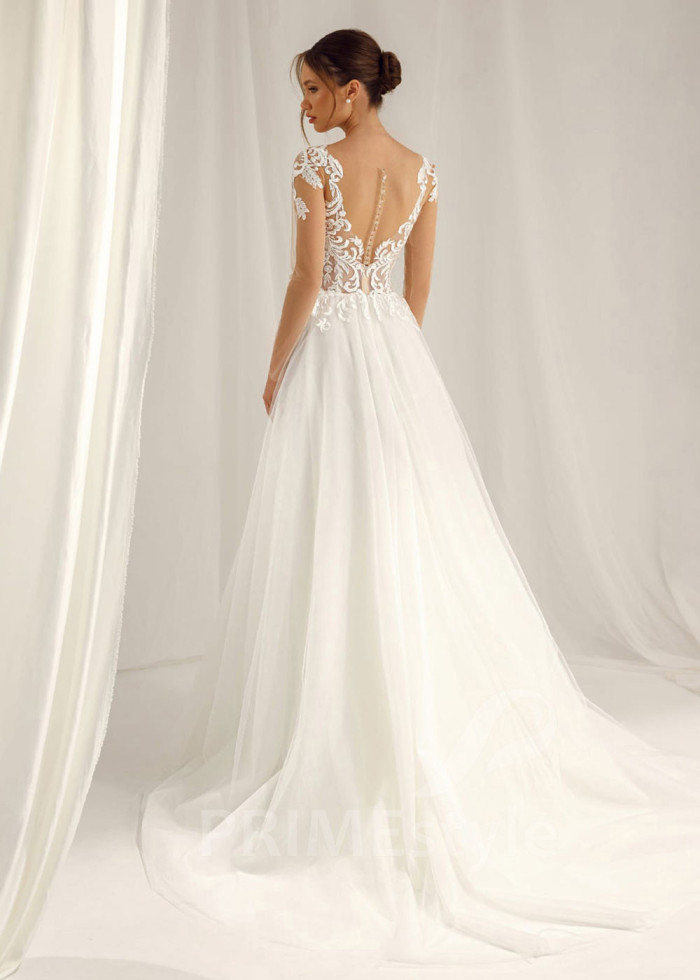 Elegantné tylové svadobné šaty Liza