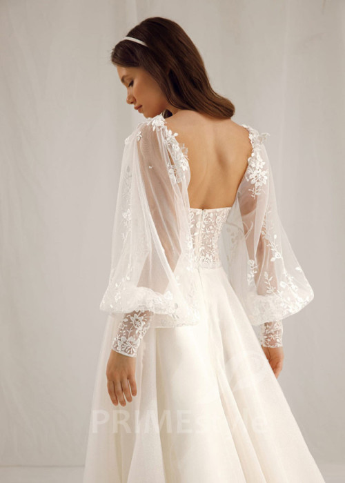 Luxusné čipkované svadobné šaty Megan 2