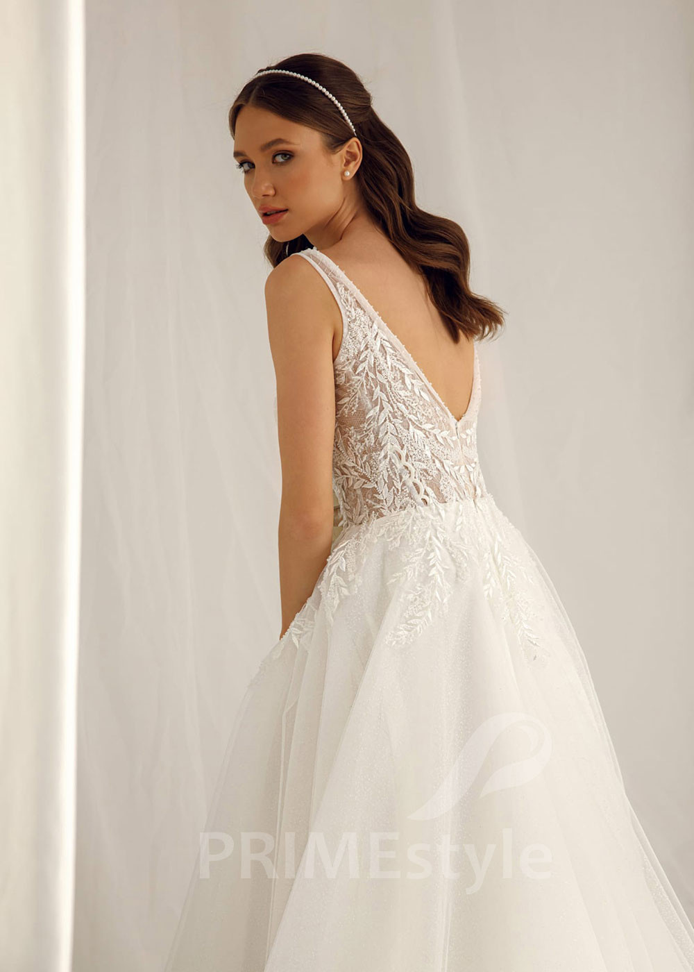 Luxusné čipkované svadobné šaty Mira