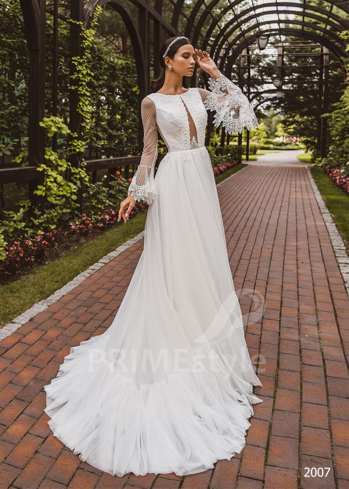 Luxusné romantické svadobné šaty LC2007