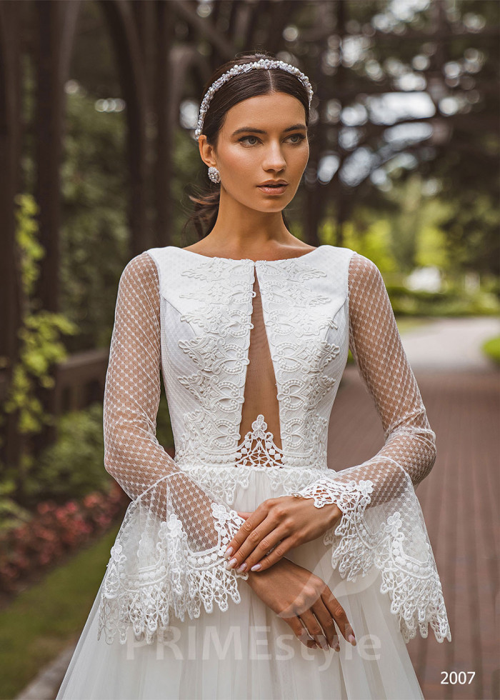 Luxusné romantické svadobné šaty LC2007