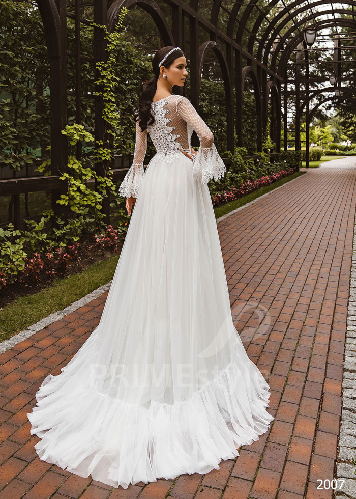 Luxusné romantické svadobné šaty LC2007