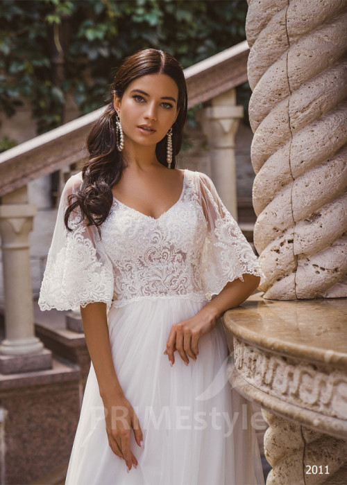 Luxusné romantické svadobné šaty LC2011 2