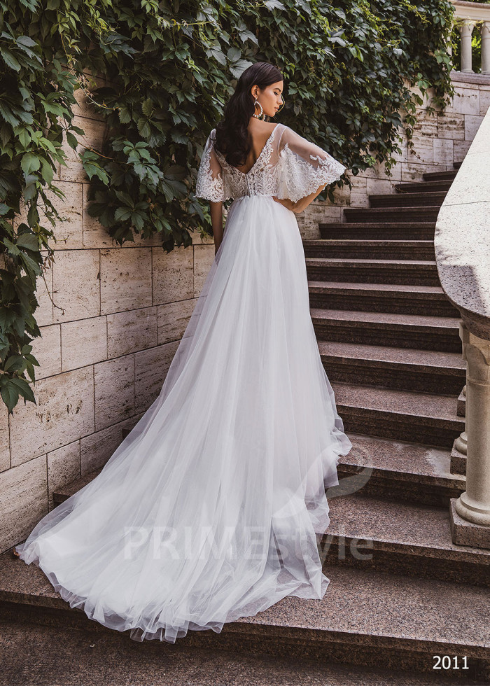 Luxusné romantické svadobné šaty LC2011