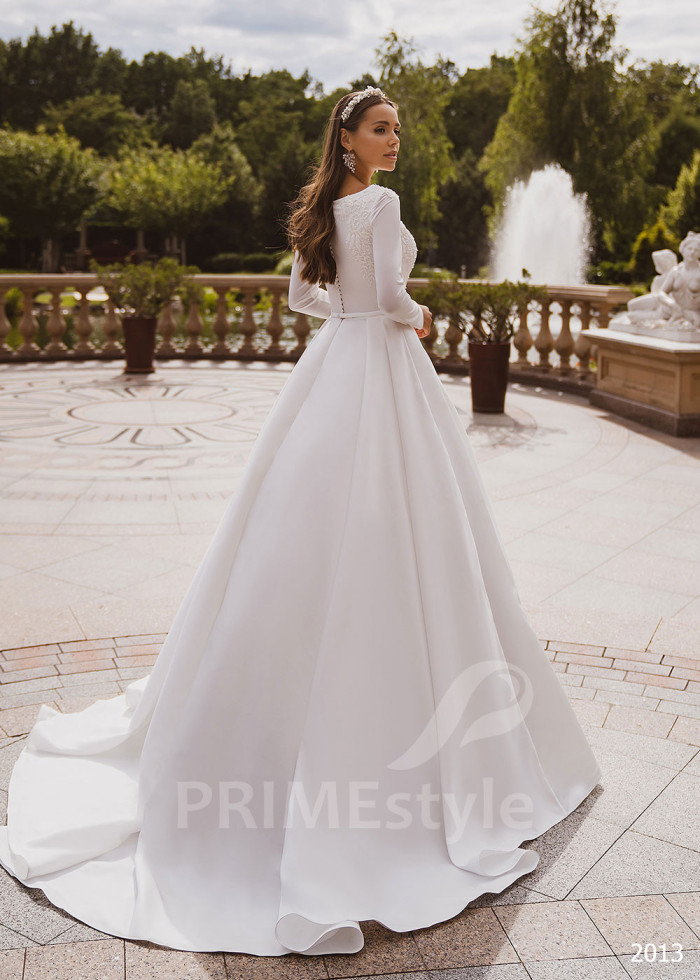 Elegantné minimalistické svadobné šaty LC2013