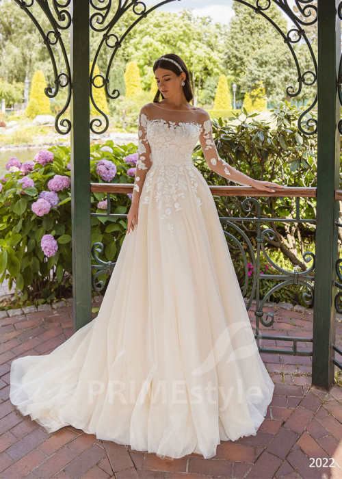 Luxusné čipkované svadobné šaty LC2022