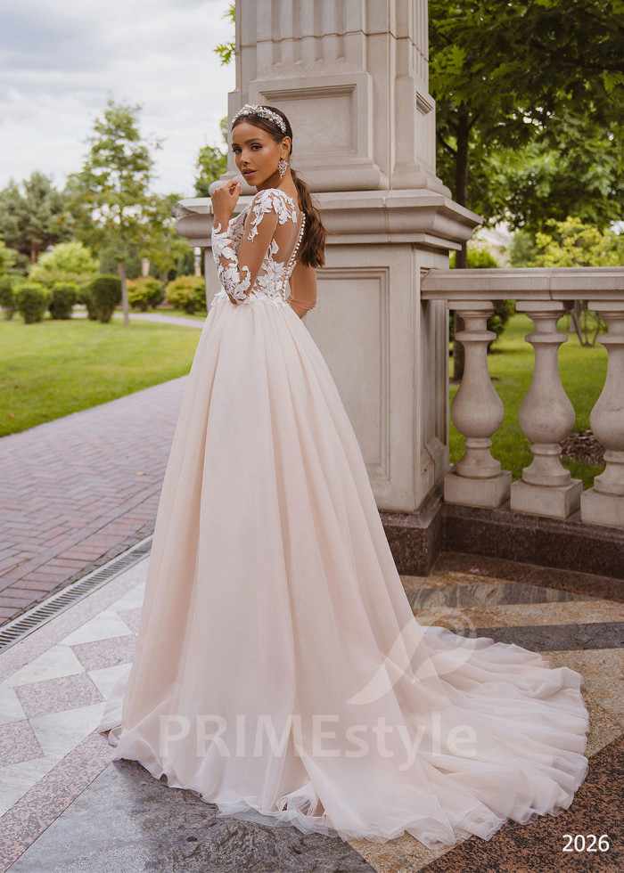 Luxusné čipkované svadobné šaty LC2026