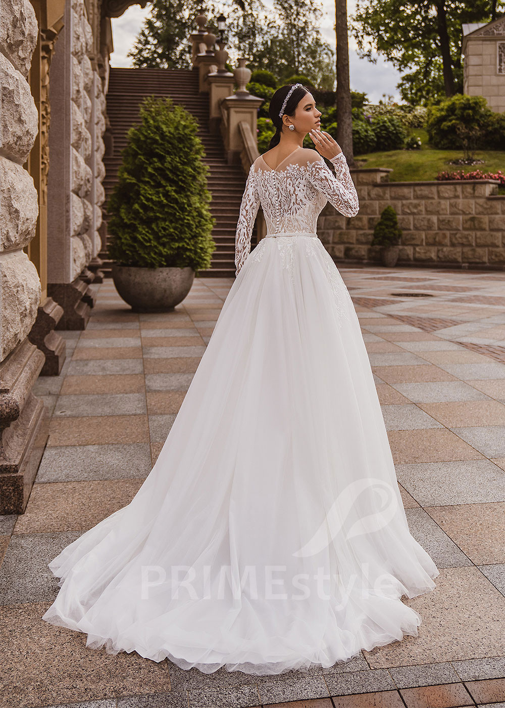 Luxusné tylové svadobné šaty LC2027