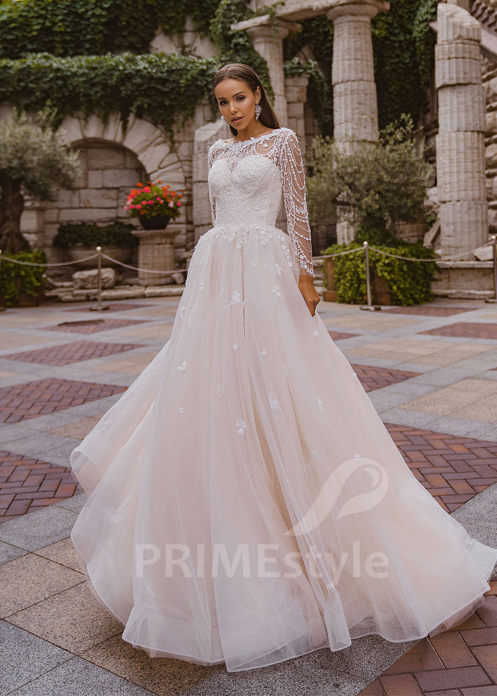 Luxusné princeznovské svadobné šaty LC2032