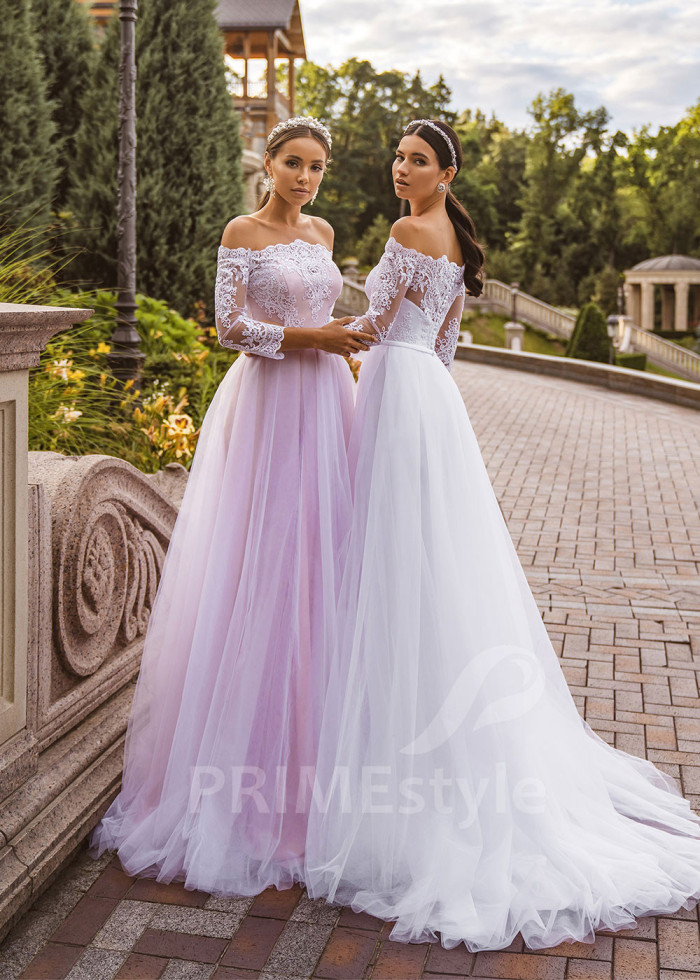 Jednoduché princeznovské svadobné šaty LC2042