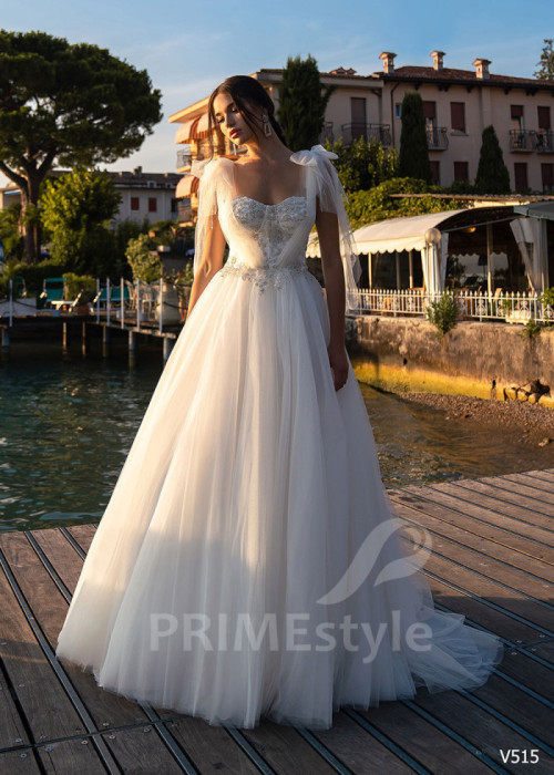 Exkluzívne princeznovské svadobné šaty LS515