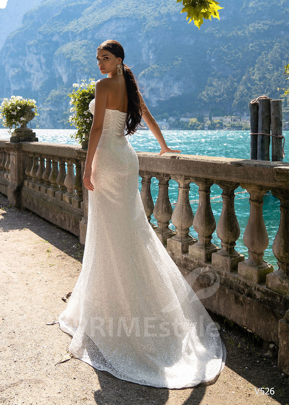 Extravagantné trblietavé svadobné...