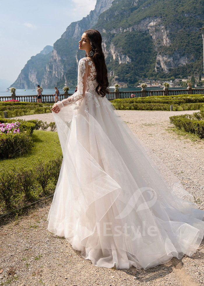 Luxusné princeznovské svadobné šaty LS530