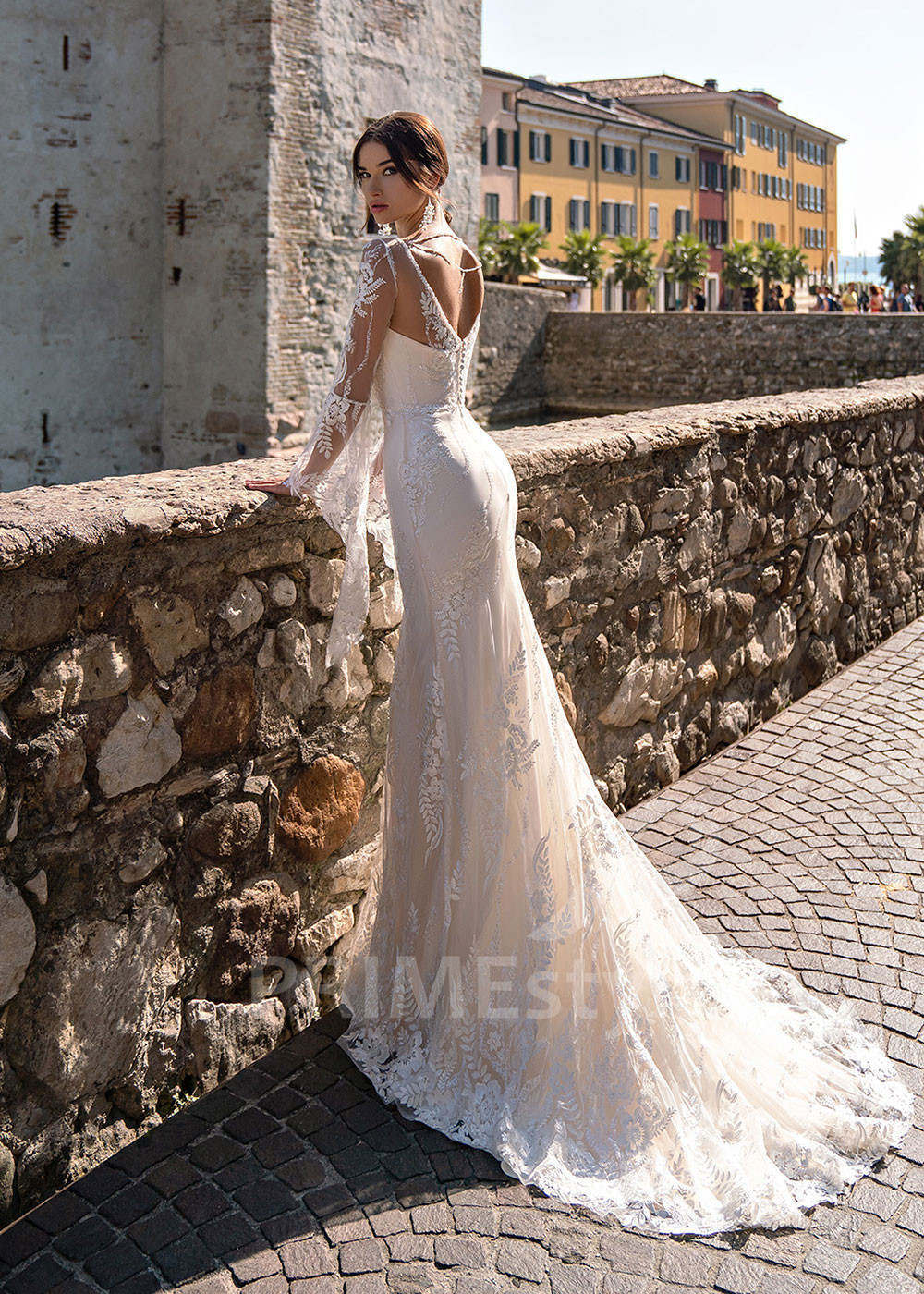 Luxusné romantické svadobné šaty LS538