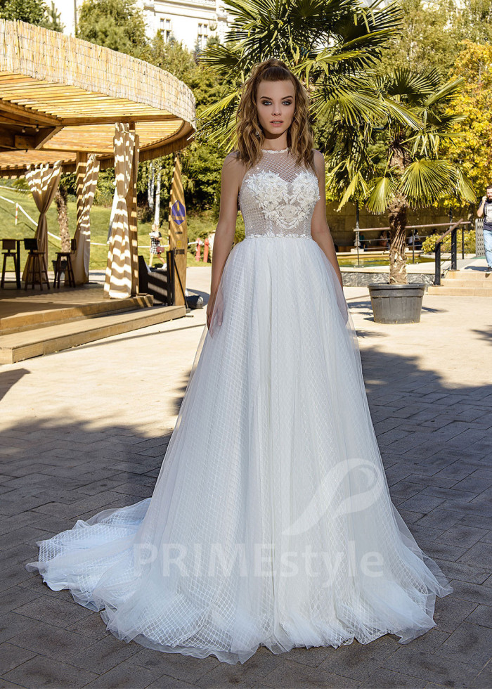 Elegantné princeznovské svadobné šaty LC1610