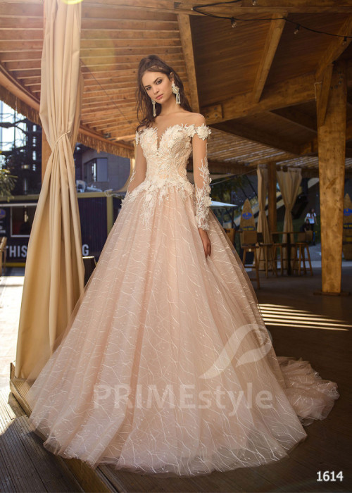 Luxusné romantické svadobné šaty LC1614