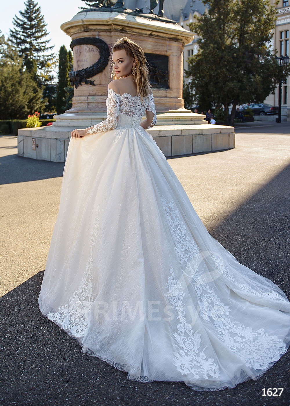 Luxusné čipkované svadobné šaty LC1627