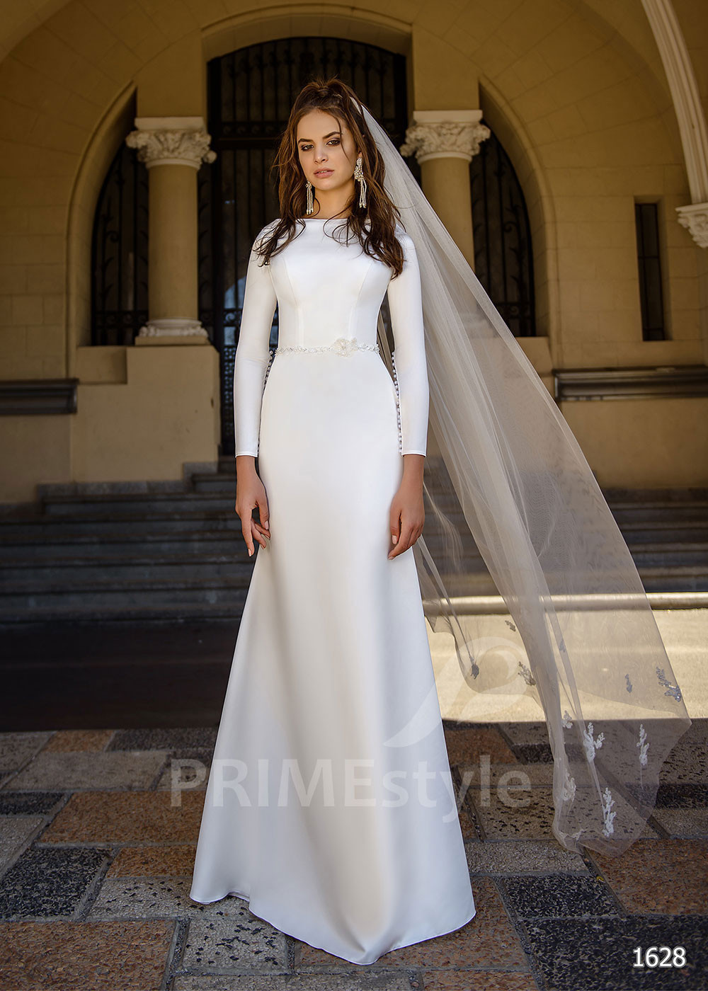 Elegantné minimalistické svadobné šaty LC1628