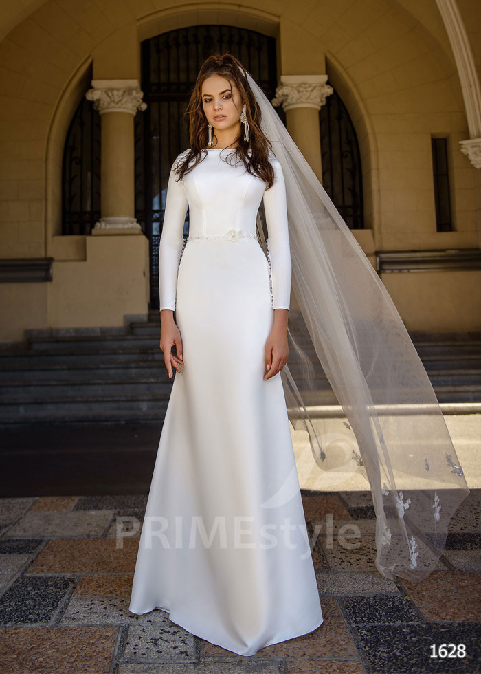 Elegantné minimalistické svadobné šaty LC1628