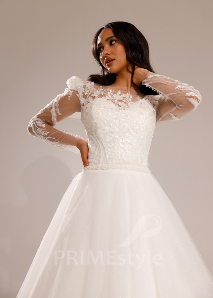 Elegantné tylové svadobné šaty Lucia