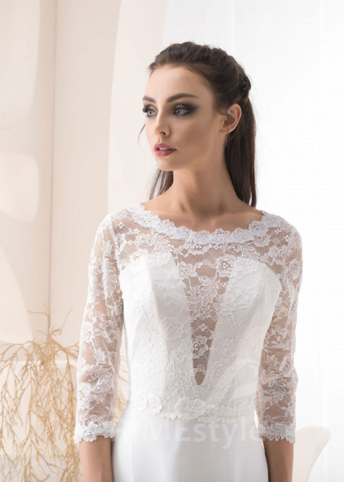 Čipkované svadobné bolerko LB-93