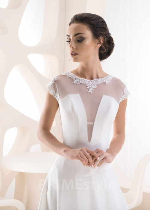 Čipkované svadobné bolerko LB-110