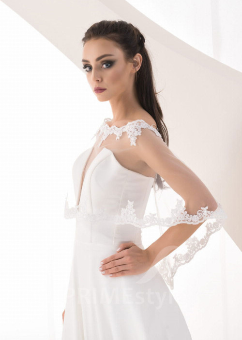 Čipkované svadobné bolerko LB-115TI