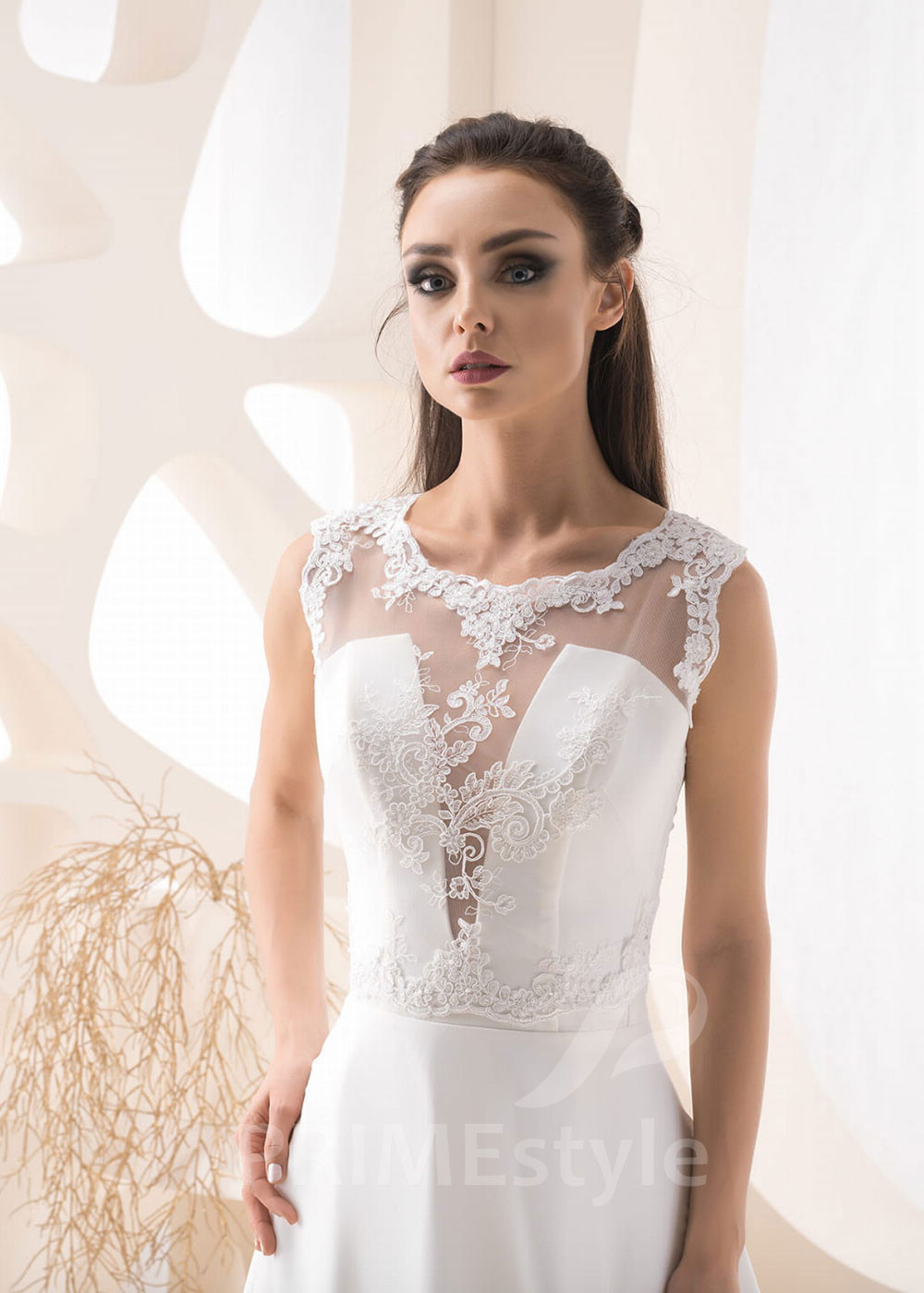 Čipkované svadobné bolerko LB-127